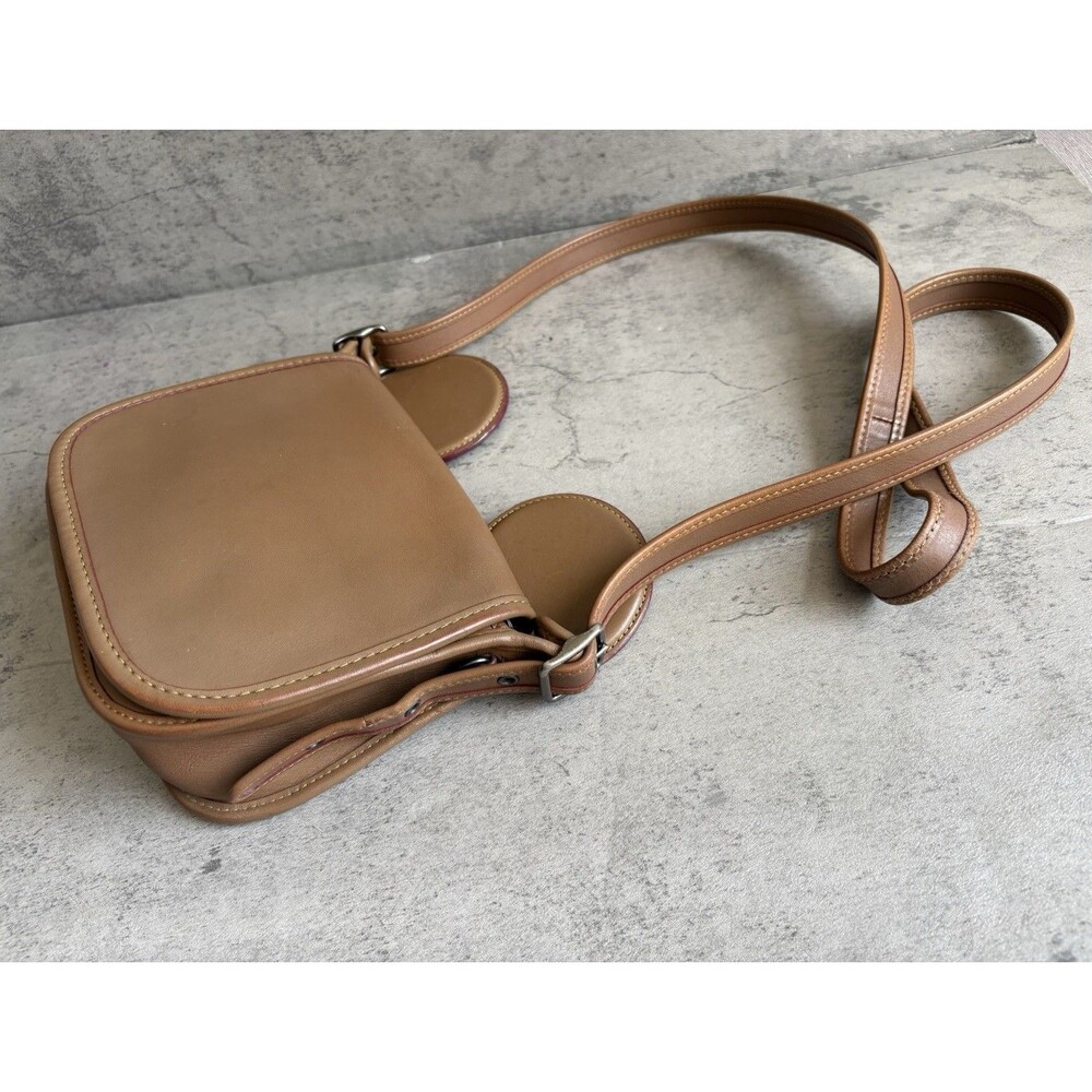 COACH x DISNEY MICKEY MOUSE W/Ears Crossbody Leather Bag Tan limited edition - Picture 7 of 8